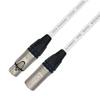 Van Damme XKE Starquad Microphone XLR Mikrofonkabel (Neutrik XLR-m / XLR-f) 15m Weiß