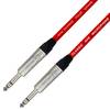 Van Damme XKE Microphone Mikrofon-/ Patchkabel (Neutrik TRS) 5m Rot