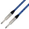 Van Damme XKE Instrument TS Instrumentenkabel (Neutrik 6,35mm Klinke) 1m Blau