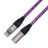 Van Damme XKE Starquad Microphone XLR Mikrofonkabel (Neutrik XLR-m / XLR-f) 15m Violett