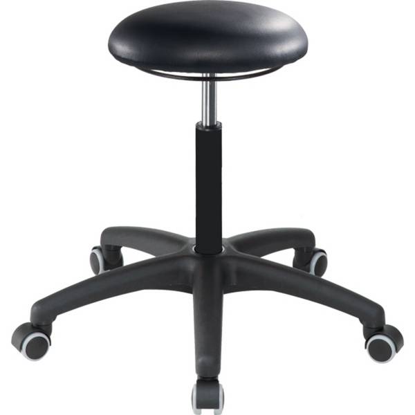 Meychair Hocker 9056 A1S-TR-KL Rollen sw