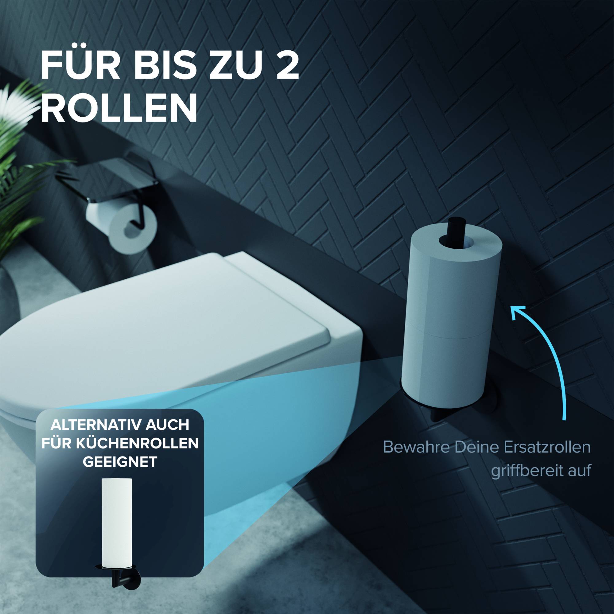 Ersatzrollenhalter Runde 81003858-1