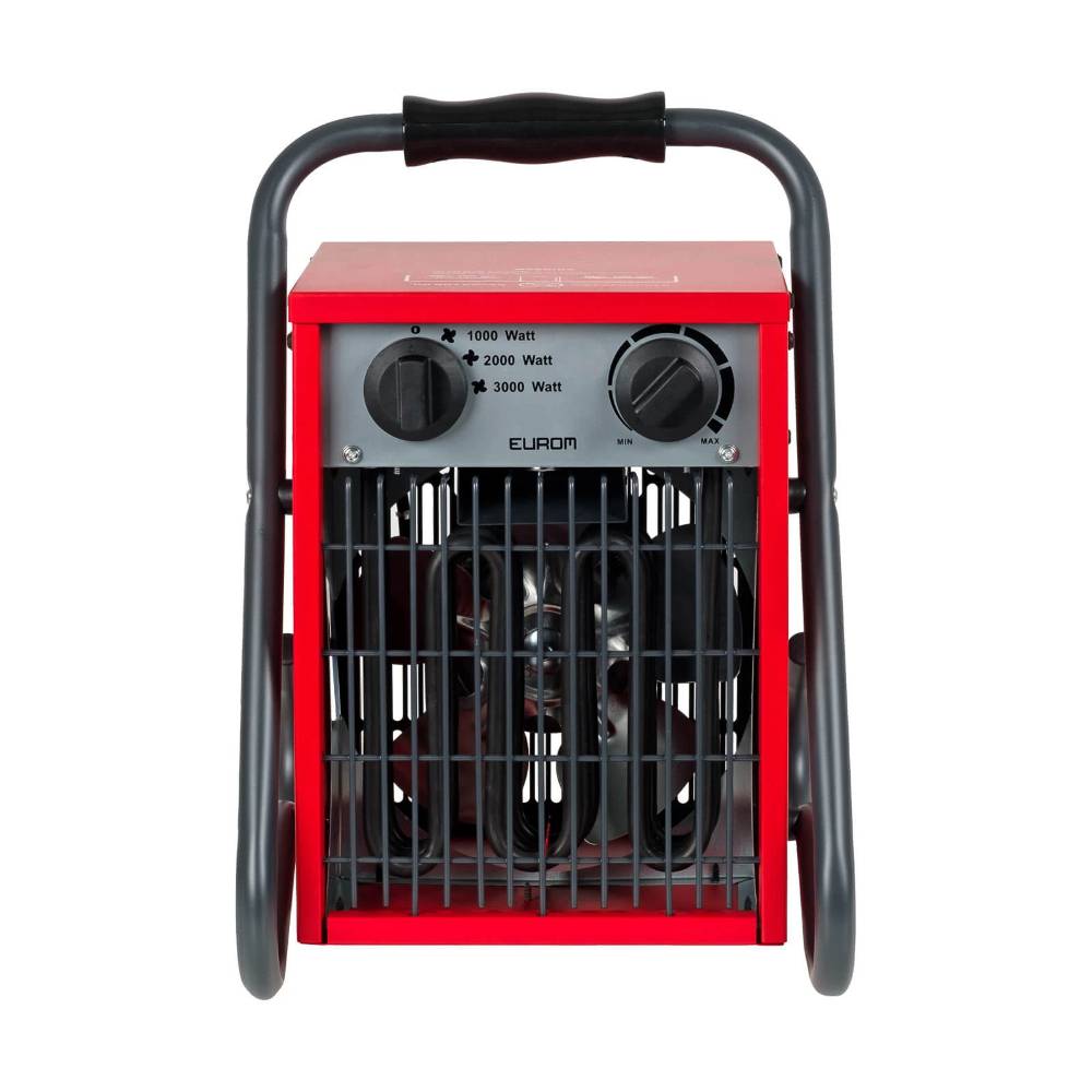 EUROM 332407 Elektroheizer 308,88 m³/h 1000/2000/3000 W 16 A EUROM für den Ein-0