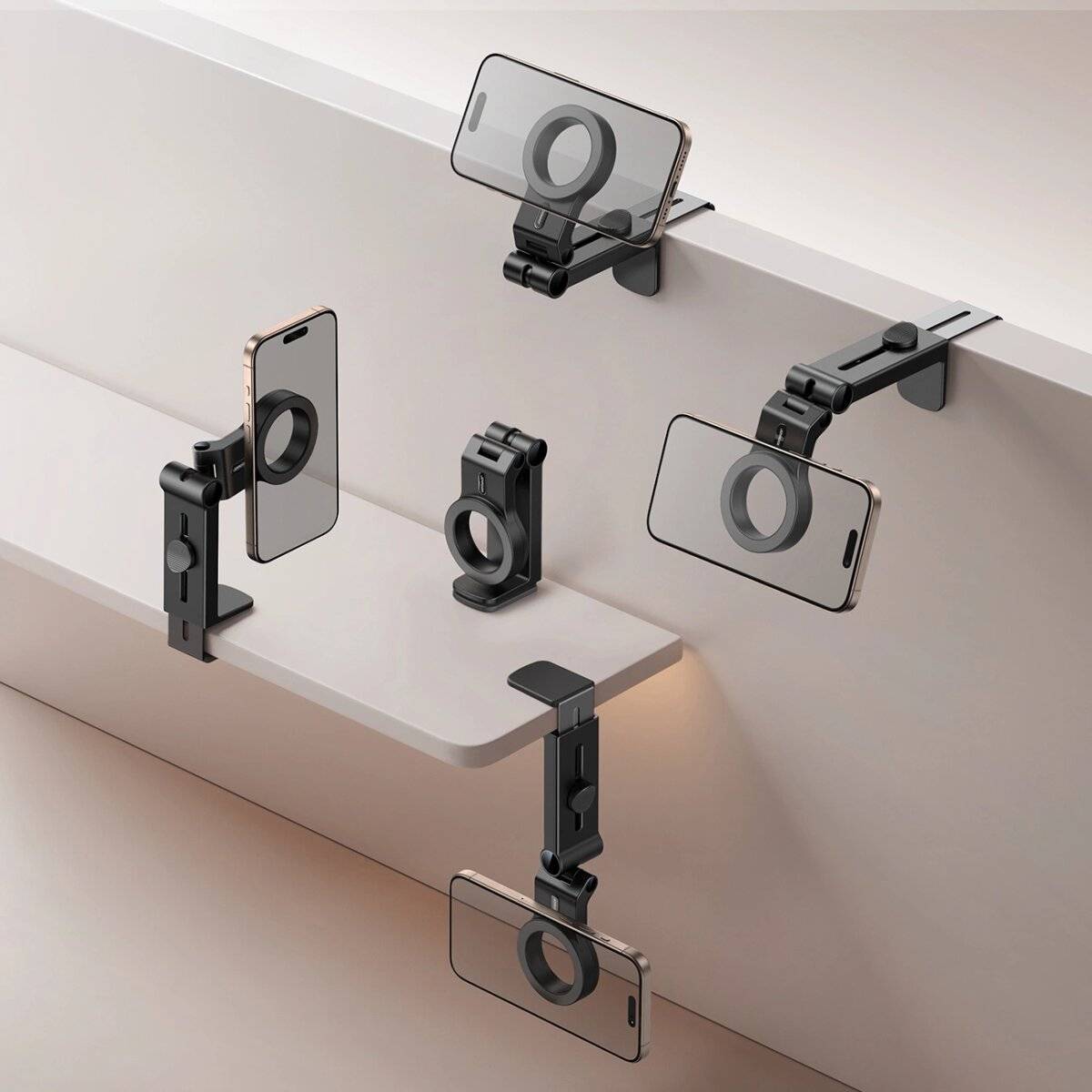 Joyroom JR-ZS365 magnetischer Handy-Reisehalter kompatibel mit MagSafe-Hüllen – schwarz-1