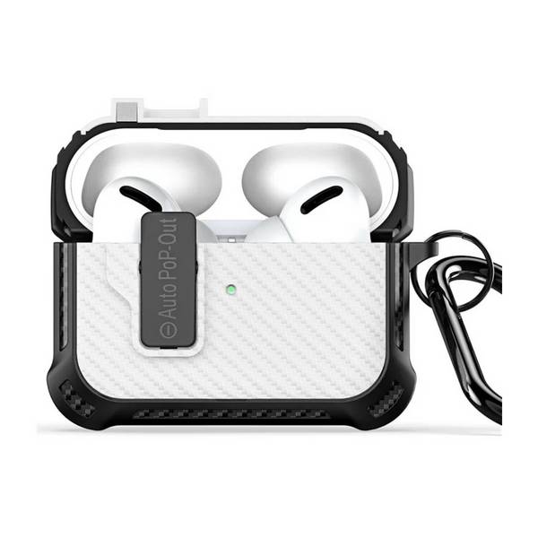 DUX DUCIS PECI-Serie Kopfhörerhülle kompatibel mit Apple AirPods Pro 2 Weiß