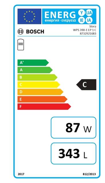 BOSCH bivalenter Warmwasserspei. STORA WPS 390-1 EP 1 C, 1594x700, 343L, silber-4