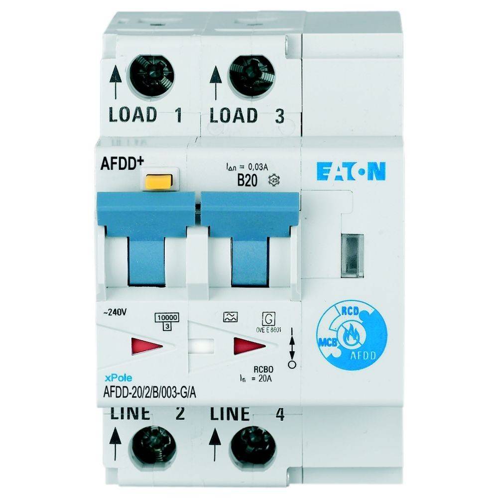 Eaton Brandschutzschalter AFDD-20/2/B/003-G/A-0