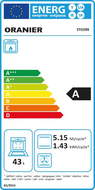 Oranier Gas-Standherd STG 599-1