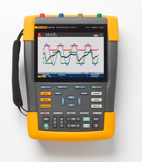 Fluke Messgerät ScopeMeter FLUKE-190-504-III