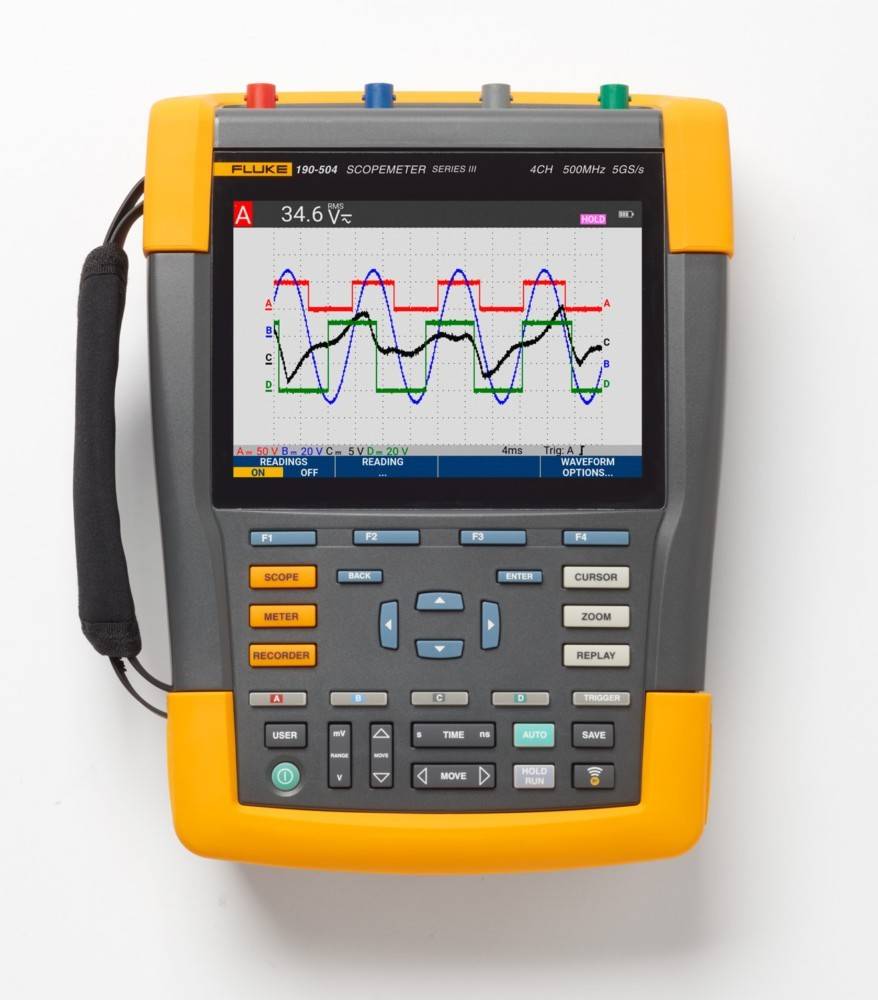 Fluke Messgerät ScopeMeter FLUKE-190-504-III-0
