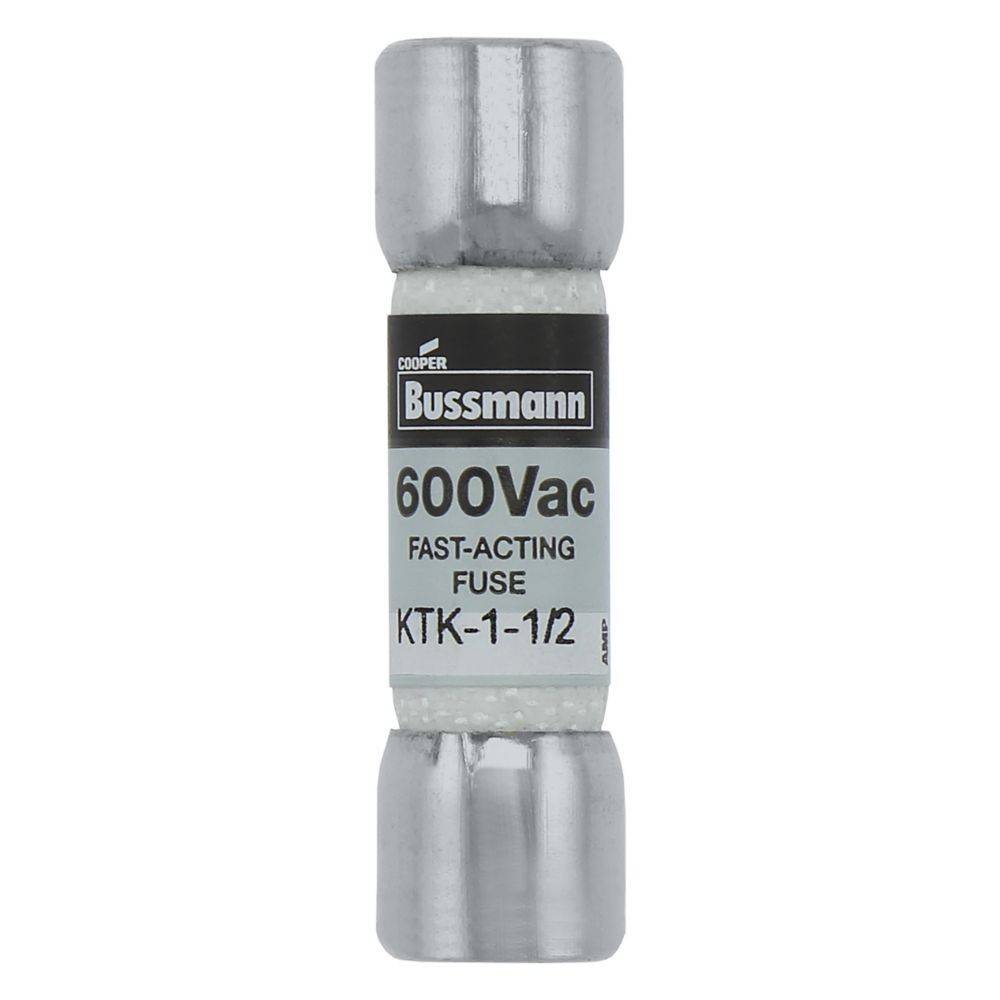 10 Stk. Eaton Sicherungseinsatz KTK-1-1/2-0