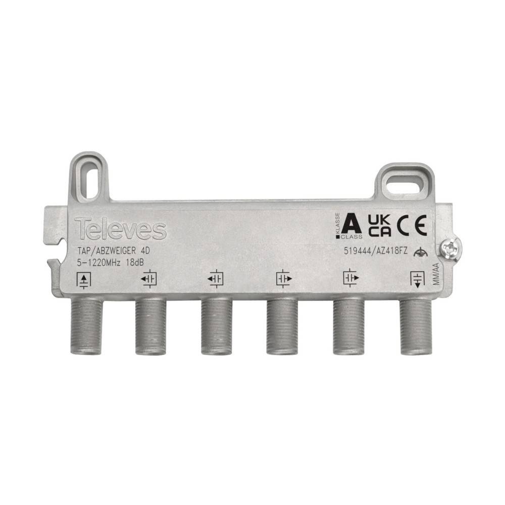 AZ418FZ 4-fach Abzweiger 5-1218 MHz AD 18dB-0