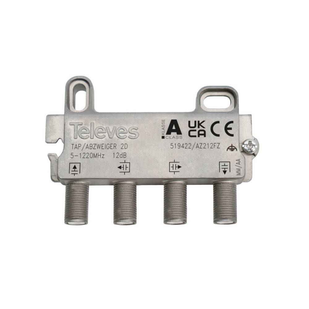 Abzweiger 2f. 5-1218 MHz AD 12 dB AZ212FZ 519422-0