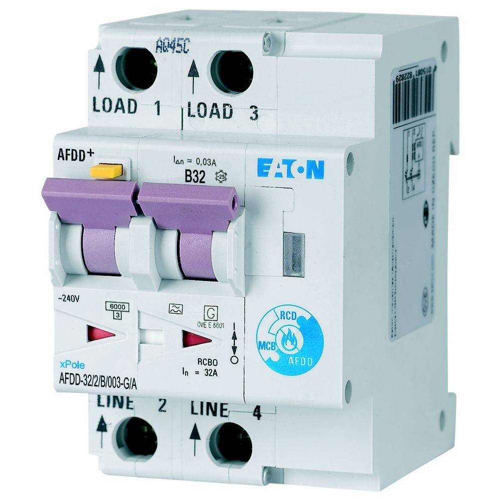 Eaton Brandschutzschalter AFDD-32/2/B/003-G/A-0