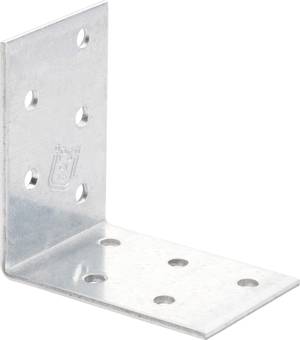 Verstellwinkel L.80x65mm B.20mm S.4mm STA roh blau verz.VORMANN