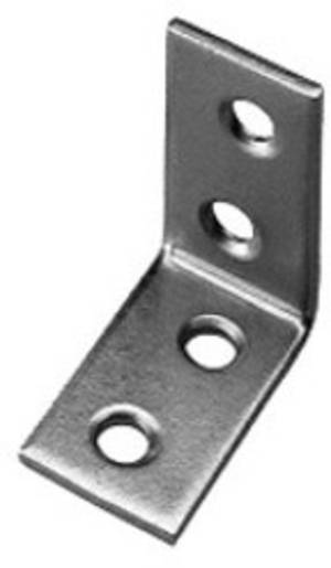Verstellwinkel L.80x65mm B.20mm S.4mm STA roh blau verz.VORMANN