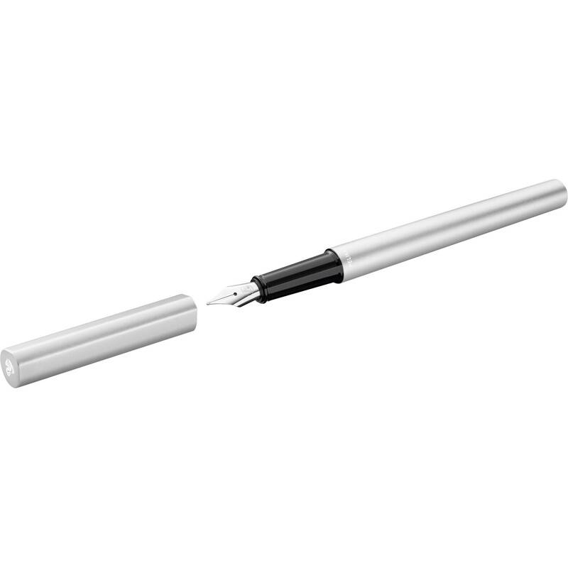Pelikan Füllhalter Ineo Elements, Clearing Breeze Gehäuse aus Metall matt eloxiert, polierte Edelstahlfeder,-0
