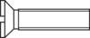 TOOLCRAFT 889722 Senkschrauben M3 12 mm Schlitz DIN 963 Stahl verzinkt 1 St.