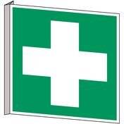 Erste Hilfe & Fluchtweg • Erste Hilfe • E003 • 253x253 mm • B-455 • Fahne-2