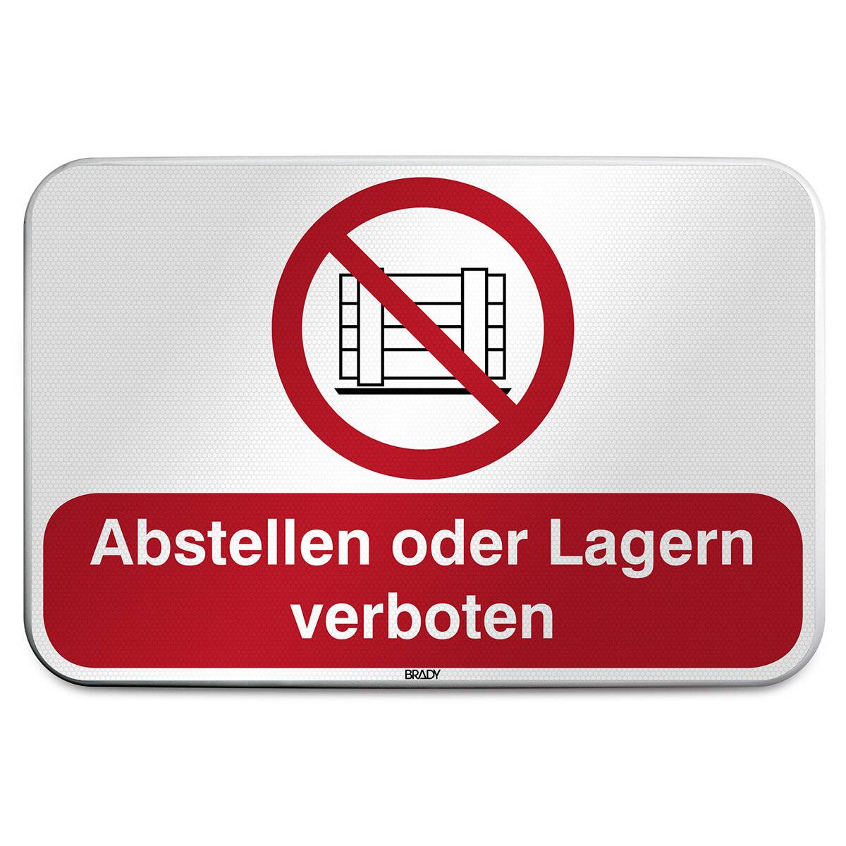 Verbot • Abstellen oder Lagern verboten • P023 • 600x400 mm-0