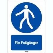 Gebot • Für Fußgänger • M024 • 420x297 mm • B-7541 • Für Fußgänger-1