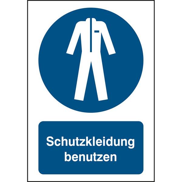 Gebot • Schutzkleidung benutzen • M010 • 297x210 mm • B-863