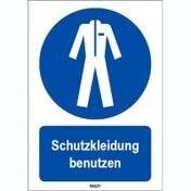 Gebot • Schutzkleidung benutzen • M010 • 297x210 mm • B-863-1