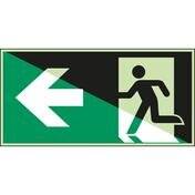 Erste Hilfe & Fluchtweg • Notausgang (links) • A270/E001 • 150x300 mm • B-7582-1