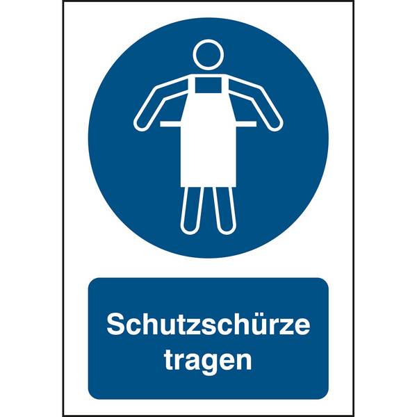 Gebot • Schutzschürze tragen • M026 • 420x297 mm • B-862 • Schutzschürze tragen