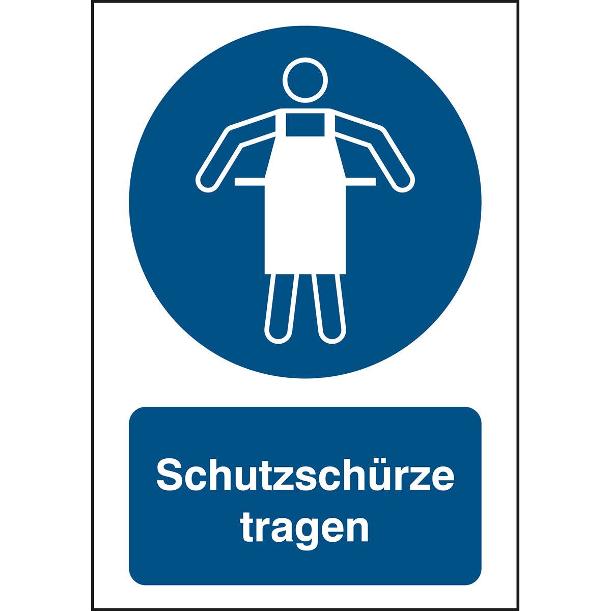 Gebot • Schutzschürze tragen • M026 • 420x297 mm • B-862 • Schutzschürze tragen-0