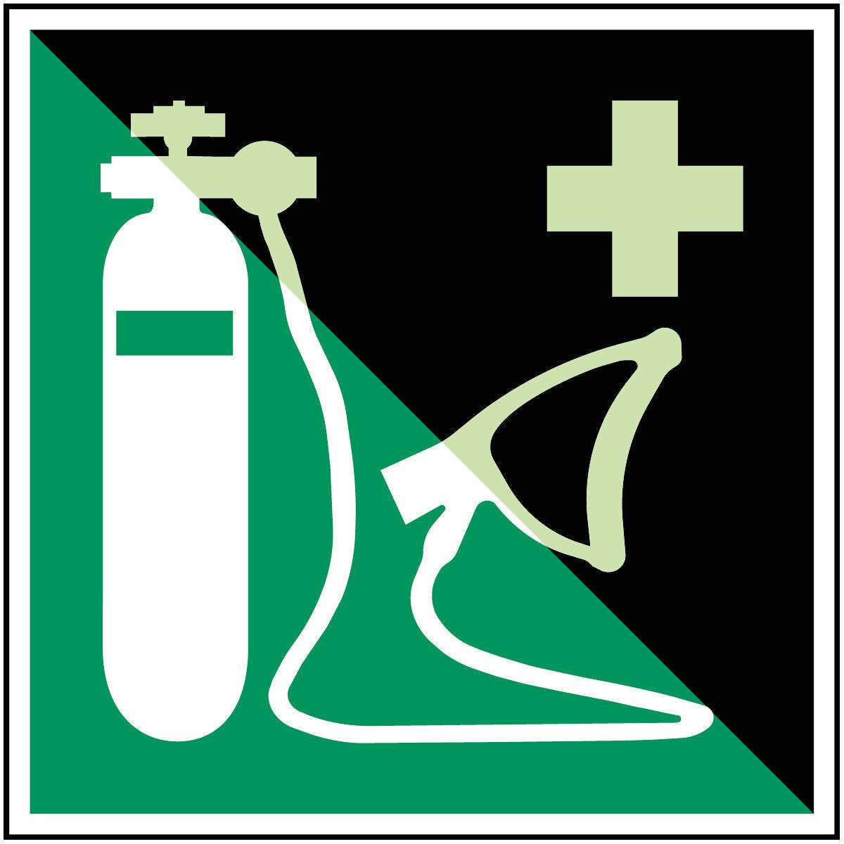 Erste Hilfe & Fluchtweg • Wiederbelebungsgerät • E028 • 150x150 mm • B-7590-0