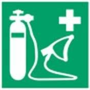 Erste Hilfe & Fluchtweg • Wiederbelebungsgerät • E028 • 150x150 mm • B-7590-1