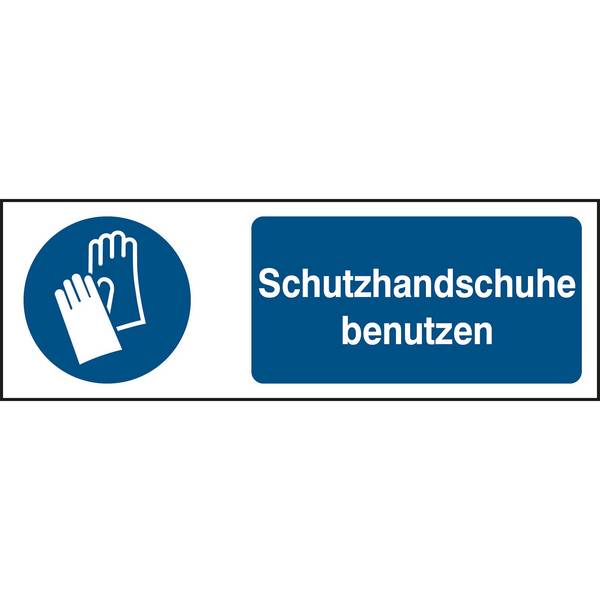 Gebot • Schutzhandschuhe benutzen • M009 • 150x450 mm • B-863