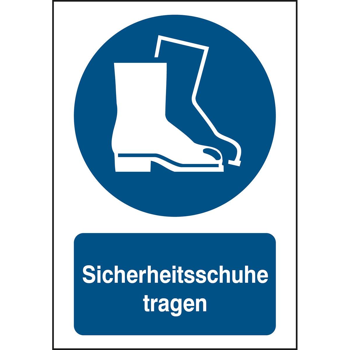 Gebot • Sicherheitsschuhe tragen • M008 • 297x210 mm • B-7541-0