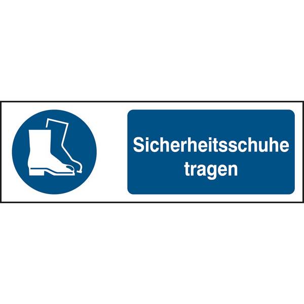 Gebot • Sicherheitsschuhe tragen • M008 • 105x297 mm • B-7527