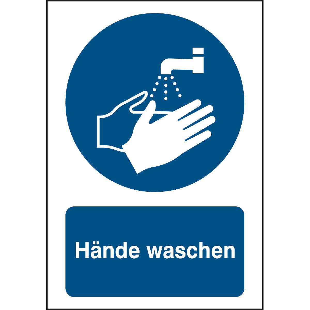 Gebot • Hände waschen • M011 • 420x297 mm • B-863 • Hände waschen-2