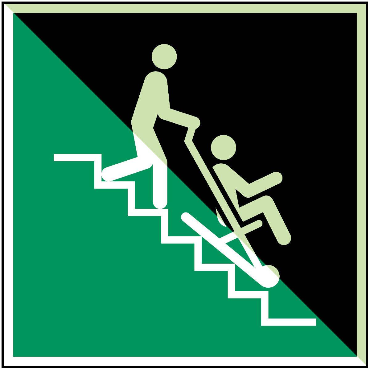 Erste Hilfe & Fluchtweg • Evakuierungsstuhl • E060 • 200x200 mm • B-7582-0