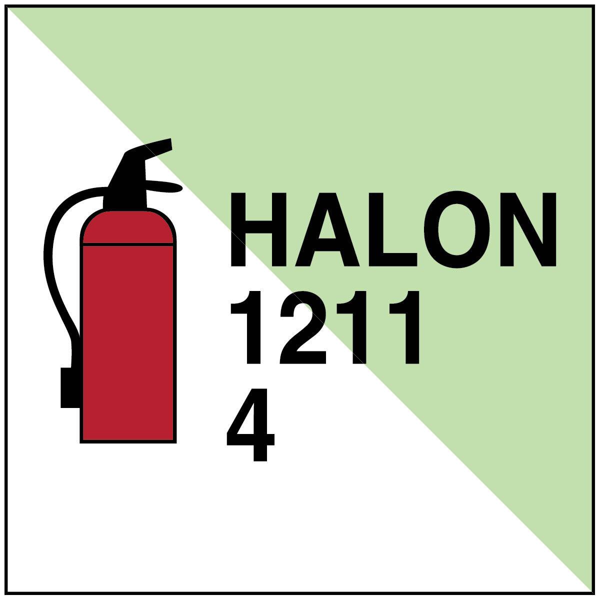 Brady Corporation IMO PIC IMO181 B-7568 Tragbarer Feuerlöscher Halon 1211/4-2