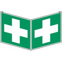 Erste Hilfe & Fluchtweg • Erste Hilfe • E003 • 253x253 mm • B-455 • Winkel-0
