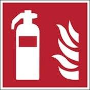 Brandschutz • Feuerlöscher • F001 • 200x200 mm • B-7527-2