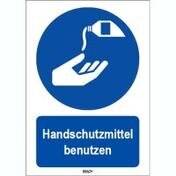 Gebot • Handschutzmittel benutzen • M022 • 297x210 mm • B-863-1