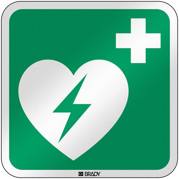 Automatisierter externer Defibrillator (AED) • E010 • 390x390 mm • B-7658