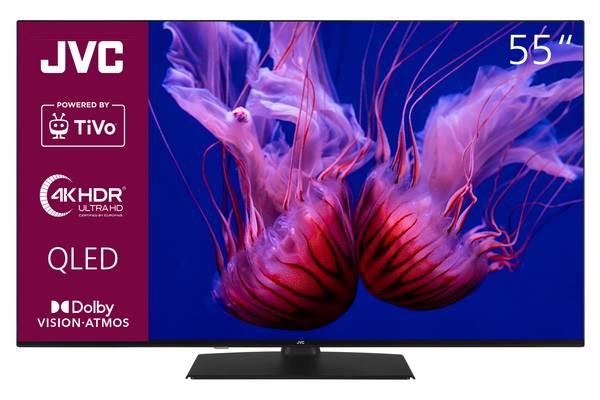 JVC LT-55VUQ3455 QLED Fernseher 55 Zoll Smart TV 4K UHD HDR Dolby Vision Atmos 6 Monate HD+ (2026)