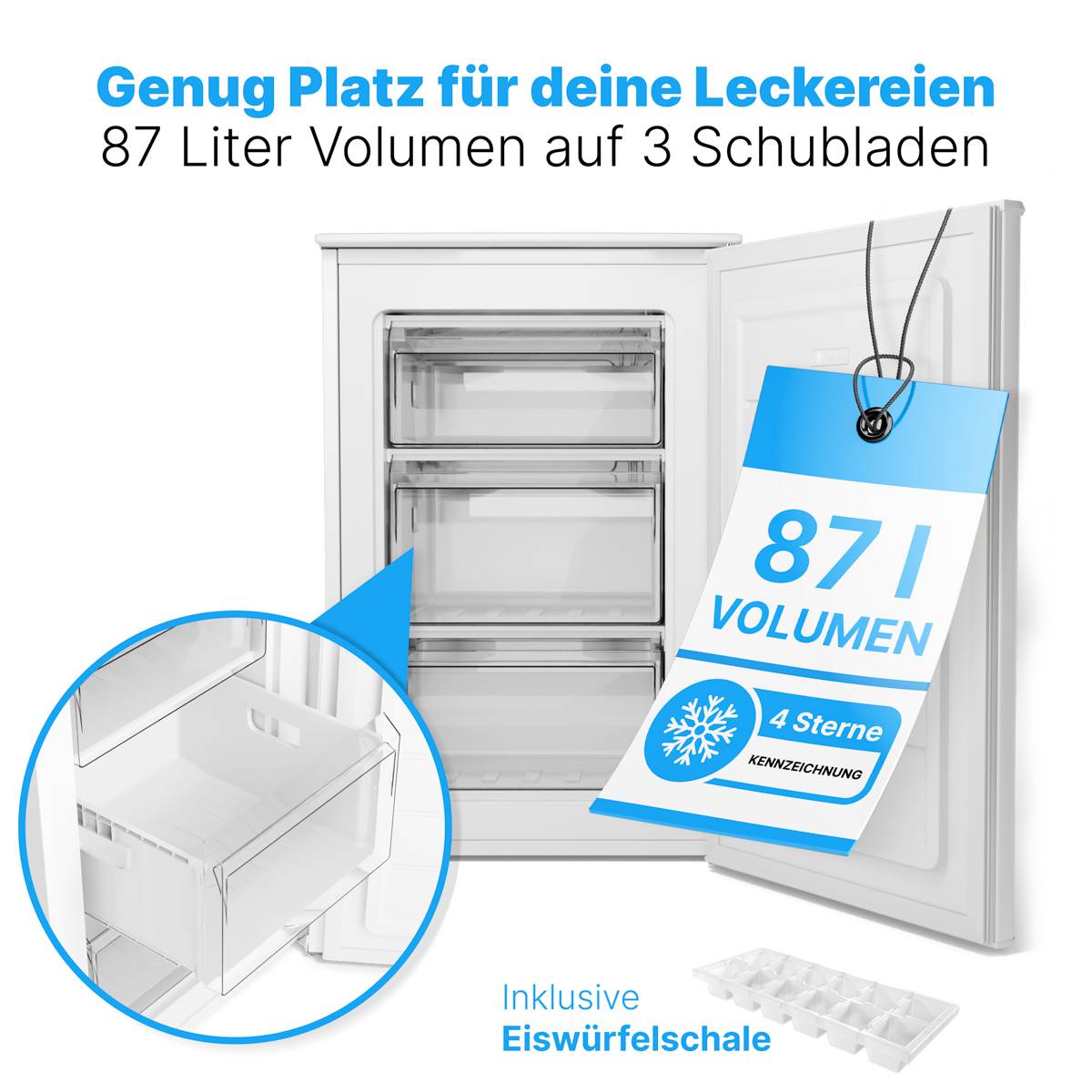 Bomann Gefrierschrank GS 7253 weiß-1