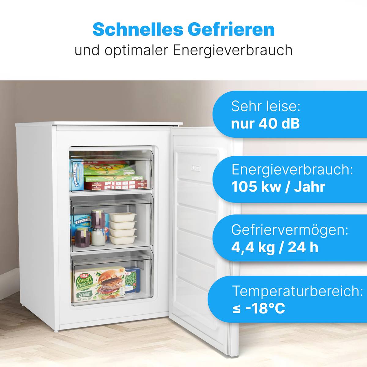 Bomann Gefrierschrank GS 7253 weiß-3