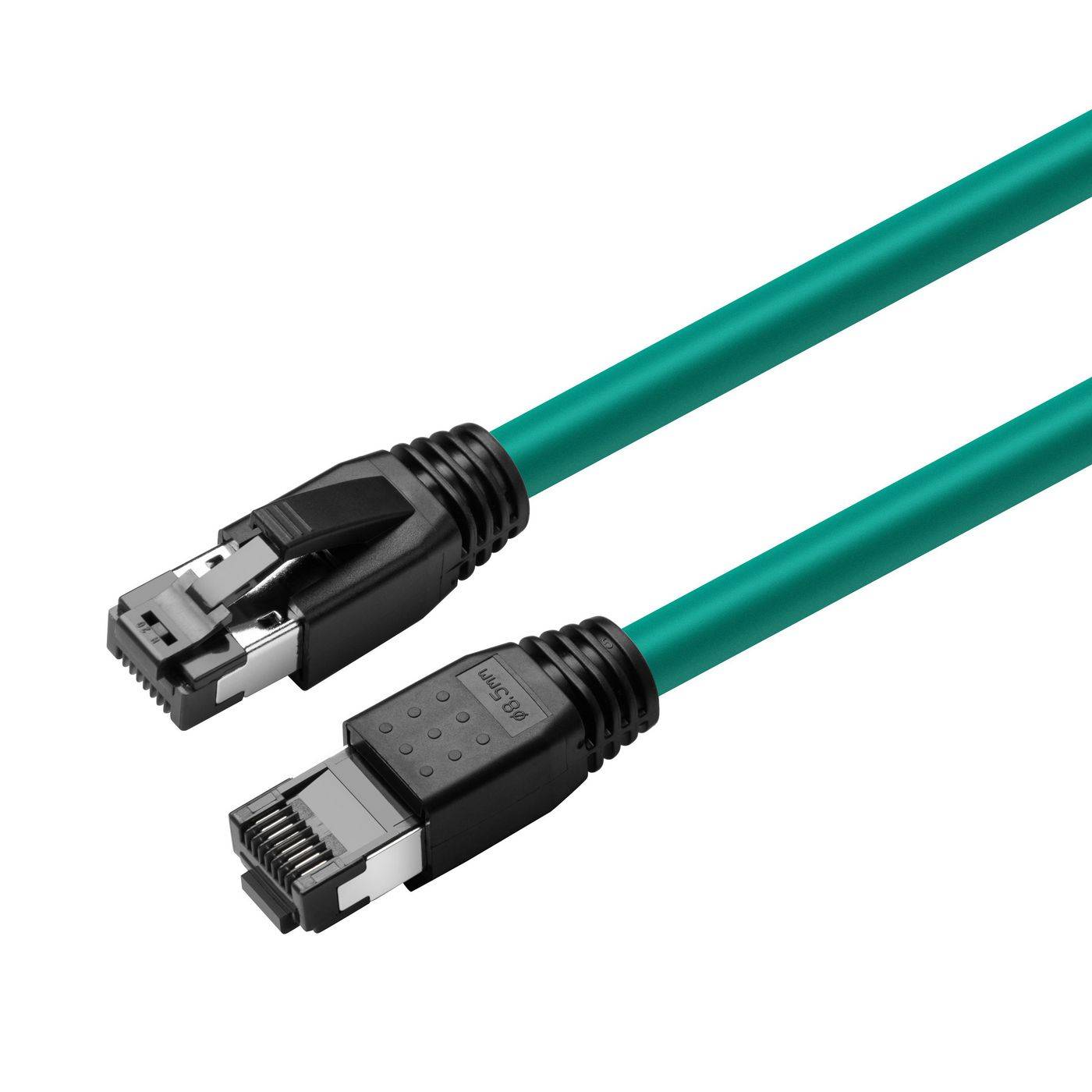 MicroConnect CAT8.1 S/FTP 0,50m Green LSZH Shielded Network Cable, AWG 24-0