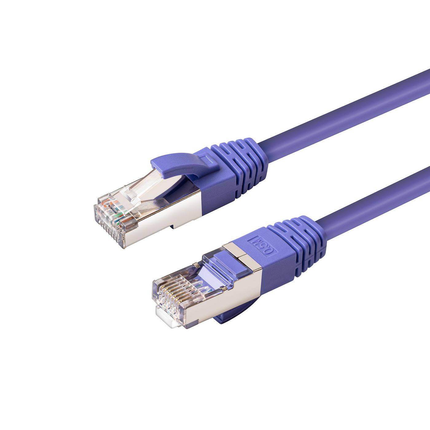 MicroConnect CAT6A S/FTP 0.5m Purple LSZH-0
