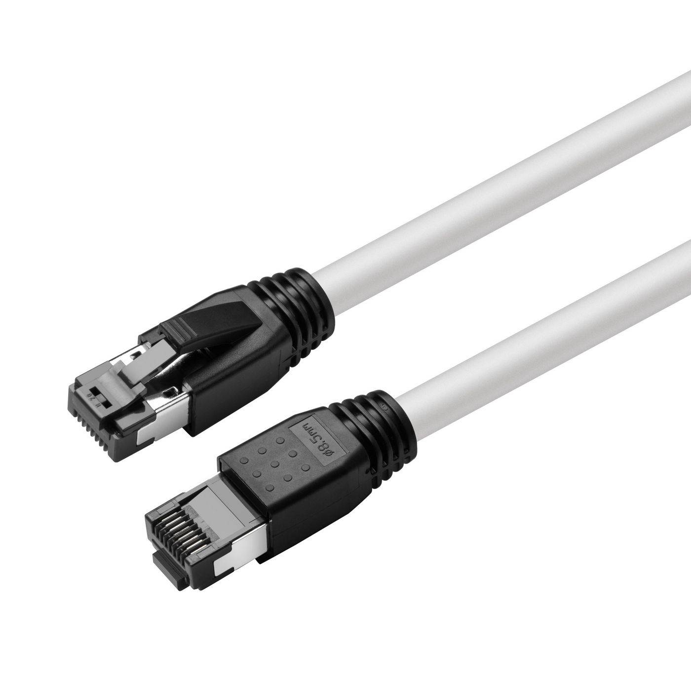 MicroConnect CAT8.1 S/FTP 2m White LSZH Shielded Network Cable, AWG 24-0