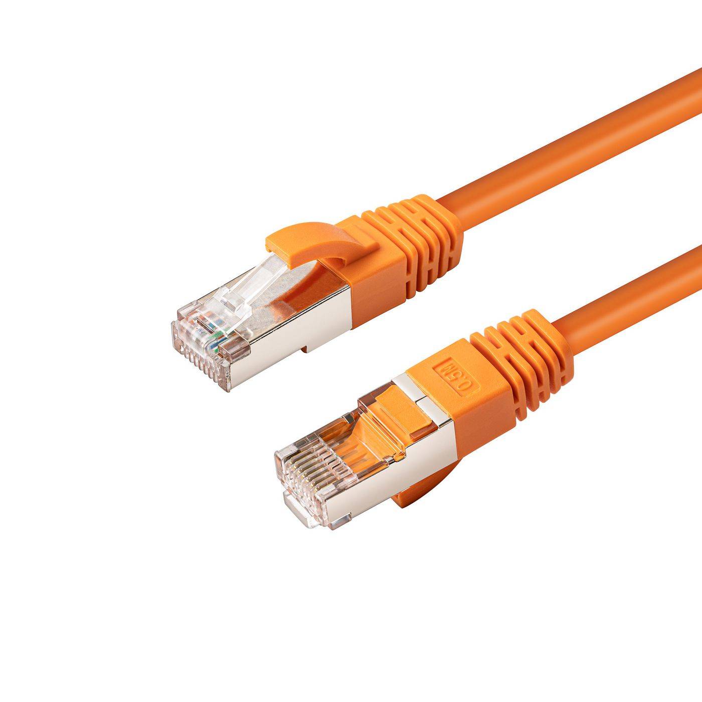 MicroConnect CAT6A S/FTP 2m Orange LSZH-0