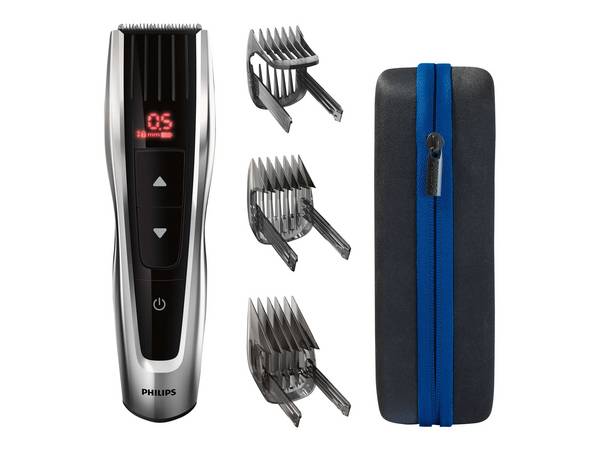 Philips HAIRCLIPPER Series 9000 HC9420/15 Abwaschbarer Haarschneider, Schwarz, Silber, 0,5 mm, 4,2 cm, 4,1 cm, 0,2 mm,